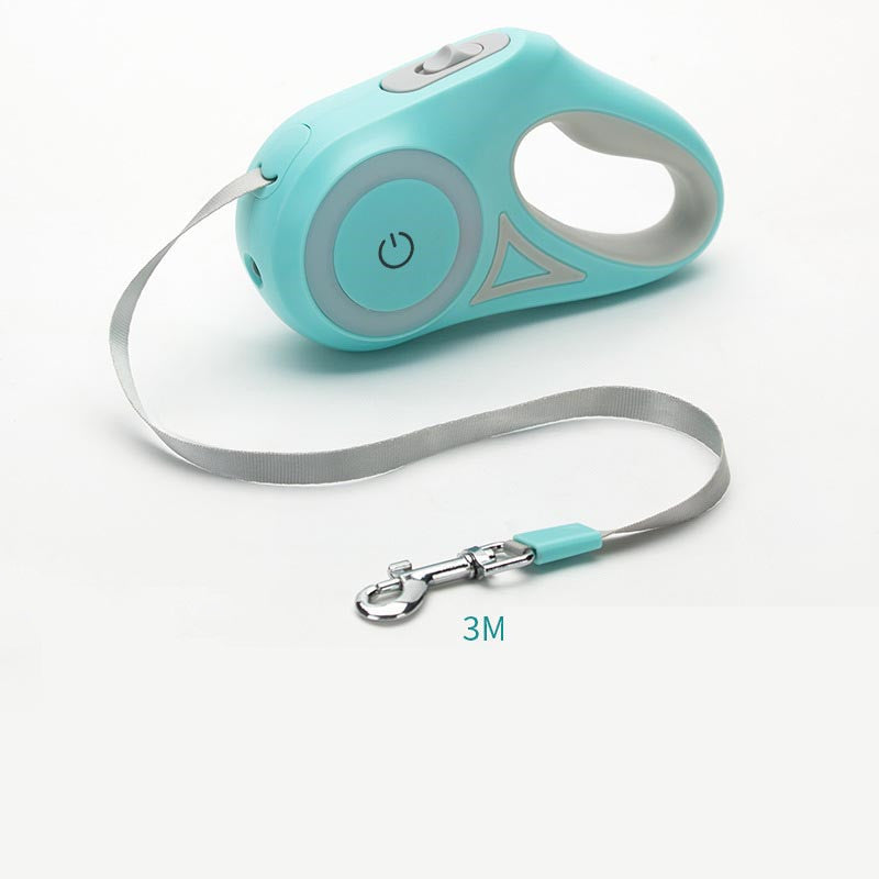 Premium Retractable Dog Leash with Spotlight for Small & Medium Pets