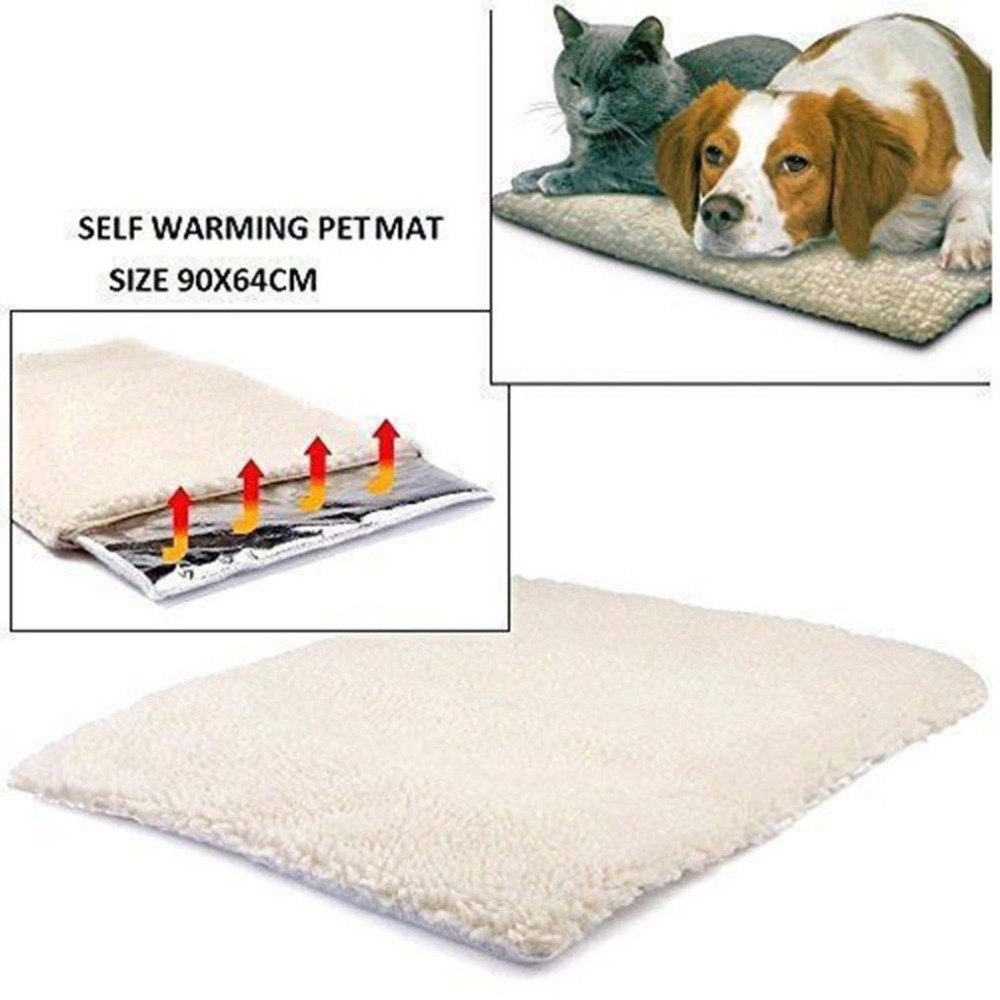 Self-Heating Pet Blanket - Soft & Cozy Warmth