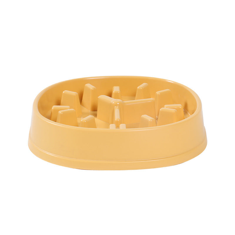 Dog Choking Prevention Bowl Slow Non-slip Clock-shaped