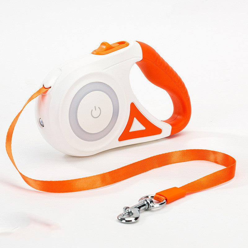 Premium Retractable Dog Leash with Spotlight for Small & Medium Pets