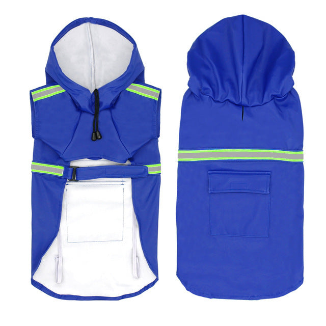 Stylish Reflective Dog Raincoat – Safety and Comfort Combined