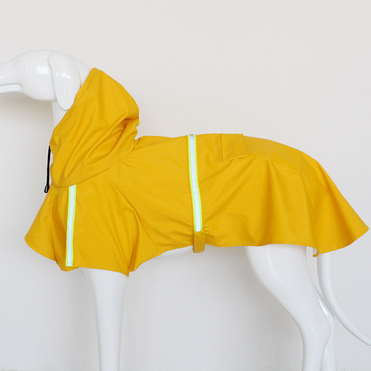 Stylish Reflective Dog Raincoat – Safety and Comfort Combined