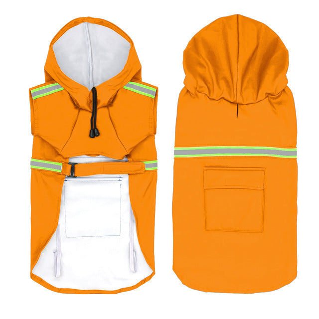 Stylish Reflective Dog Raincoat – Safety and Comfort Combined