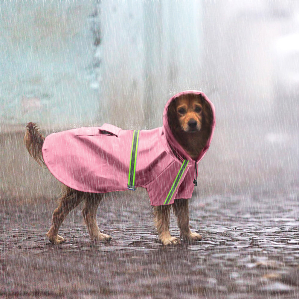Stylish Reflective Dog Raincoat – Safety and Comfort Combined