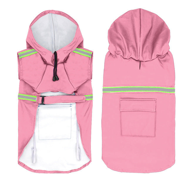 Stylish Reflective Dog Raincoat – Safety and Comfort Combined