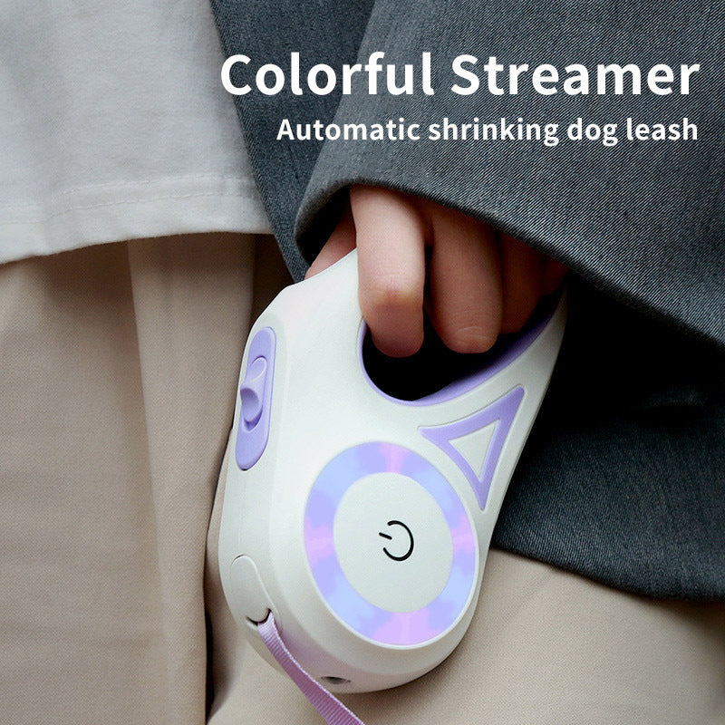 Premium Retractable Dog Leash with Spotlight for Small & Medium Pets