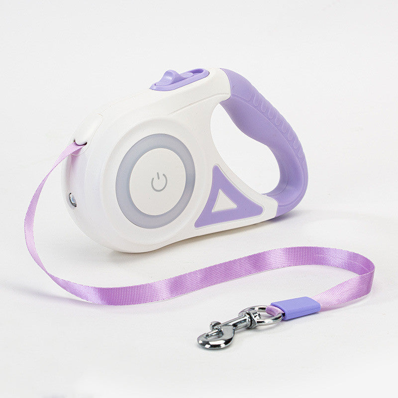 Premium Retractable Dog Leash with Spotlight for Small & Medium Pets